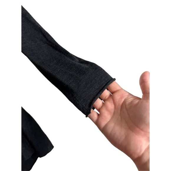 Eileen Fisher Dark Grey Cardigan Size Small - Picture 2 of 6